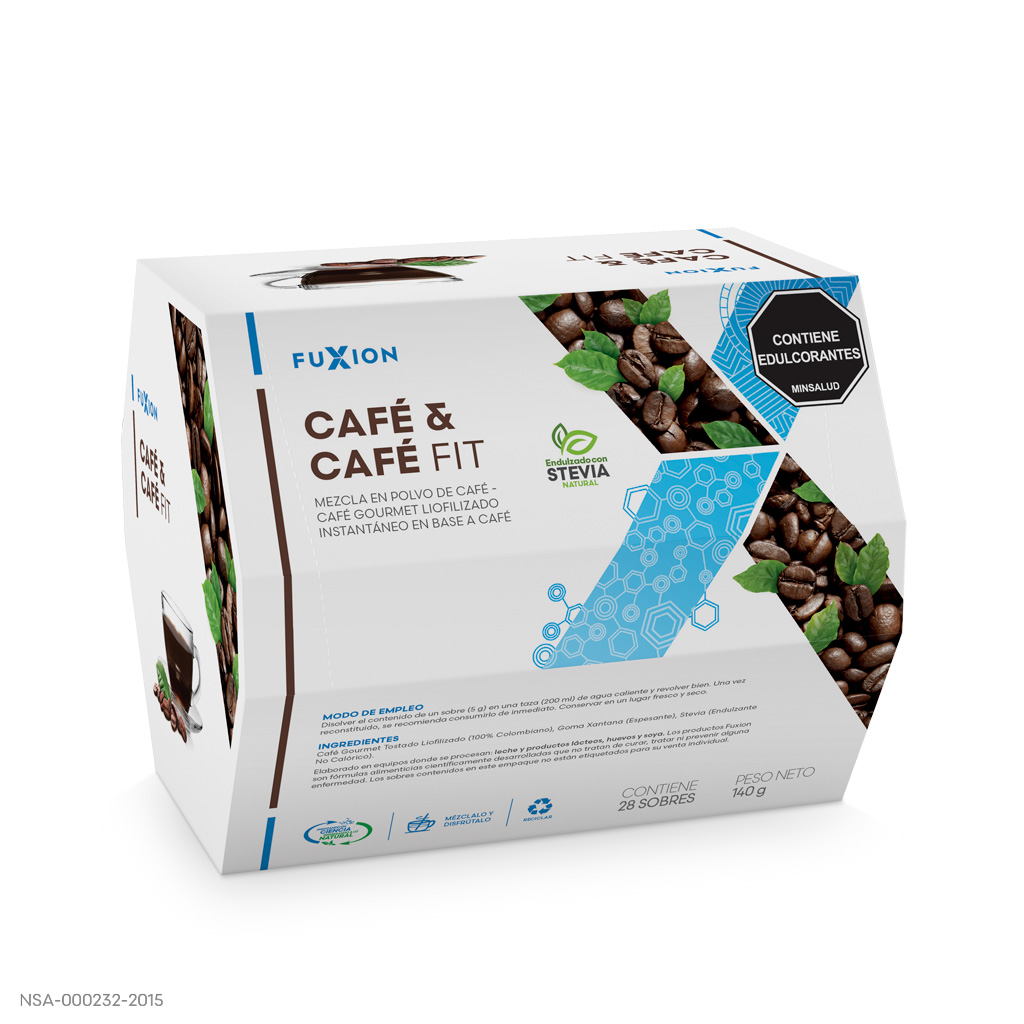 CAFÉ & CAFÉ FIT · 28 días · Envase oficial