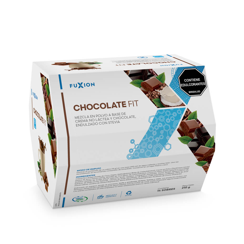 CHOCOLATE FIT · 14 sobres · Envase oficial