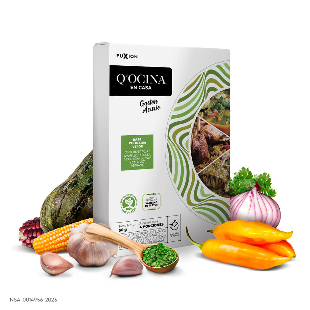 BASE CULINARIA VERDE · 50 g · Empaque oficial