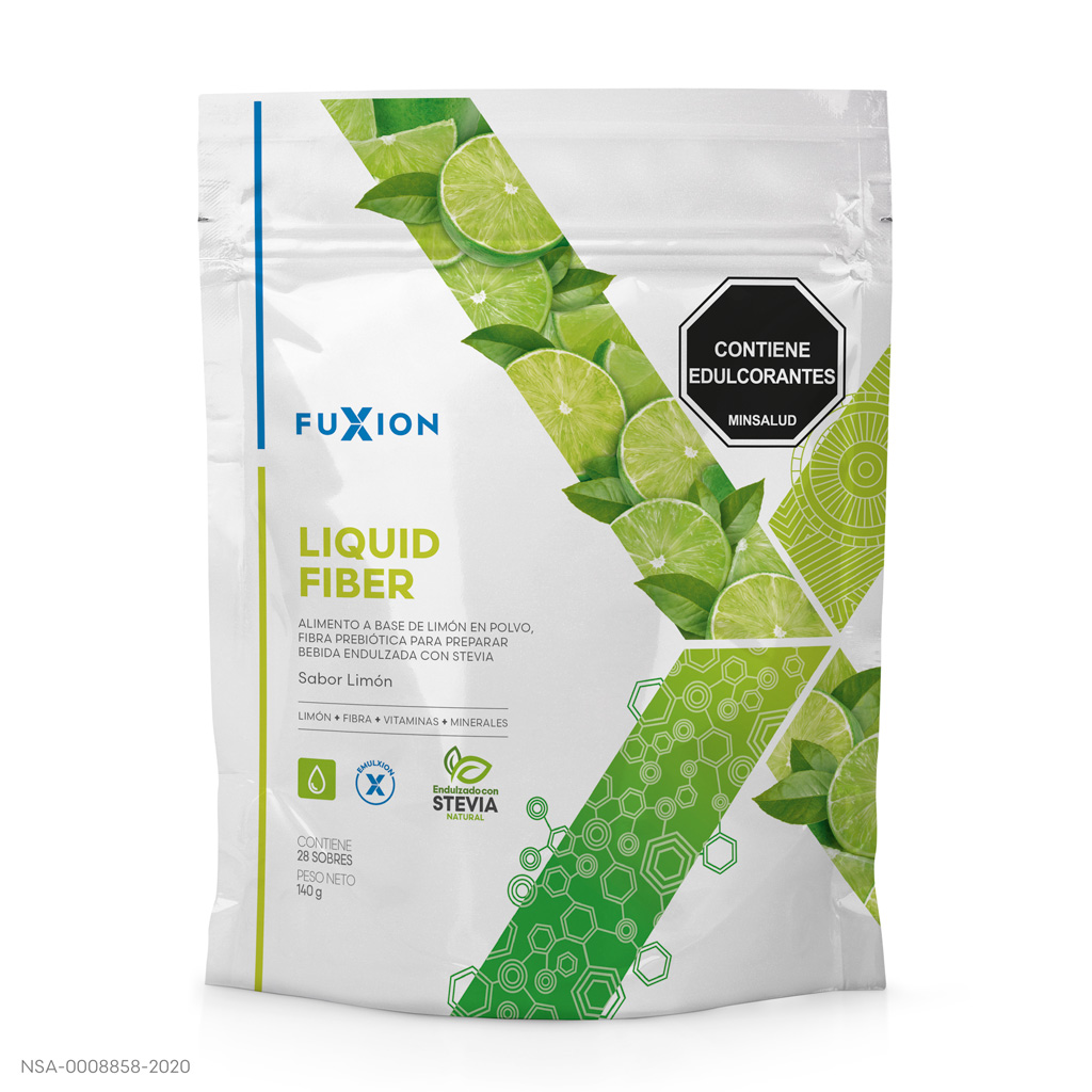 Liquid Fiber · 28 días · Envase oficial