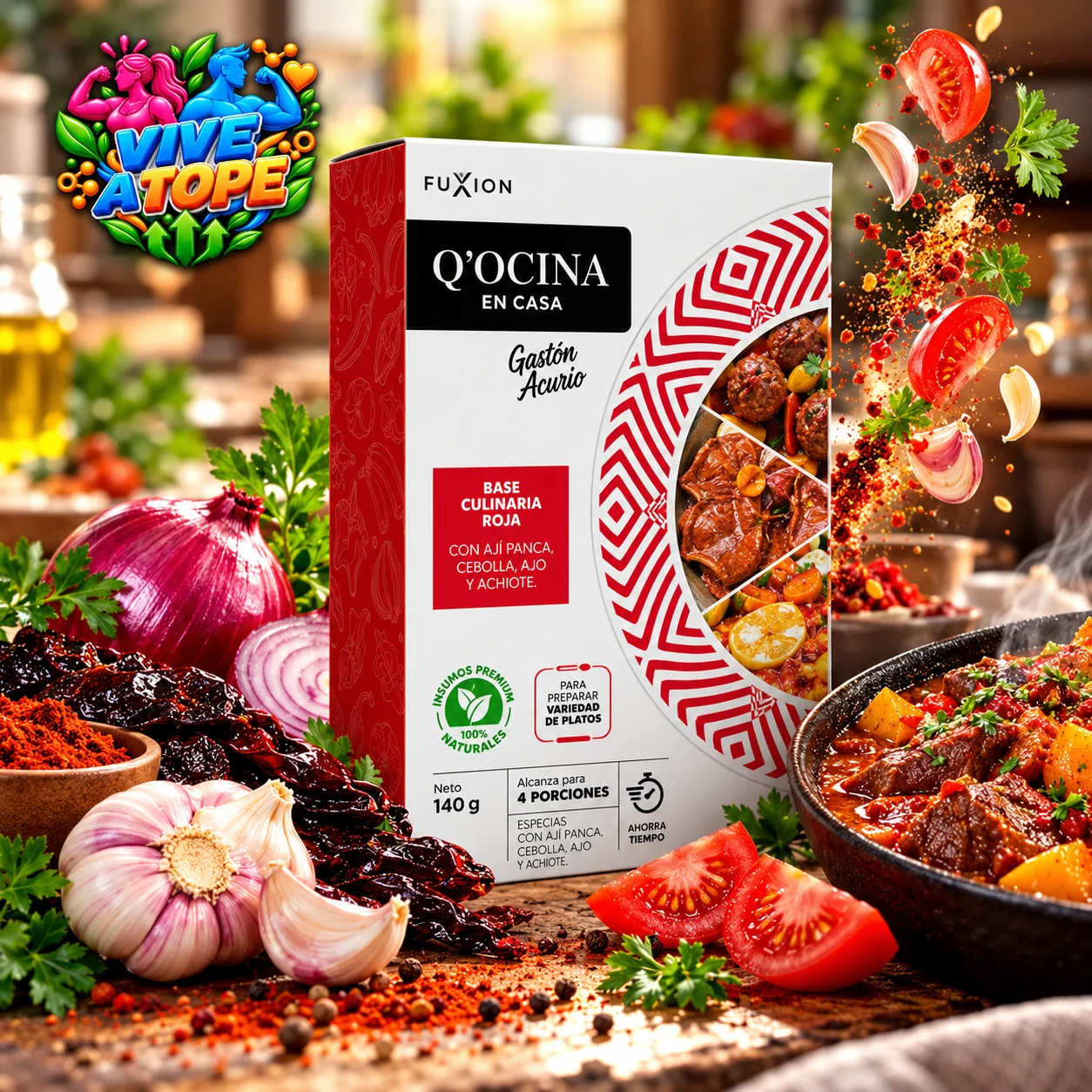 BASE CULINARIA ROJA · 50 g · empaque Colombia