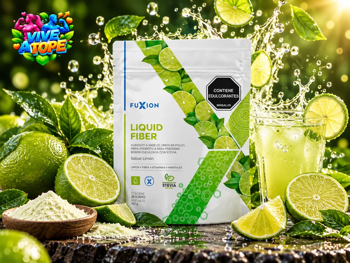 Liquid Fiber · 28 días · envase Colombia