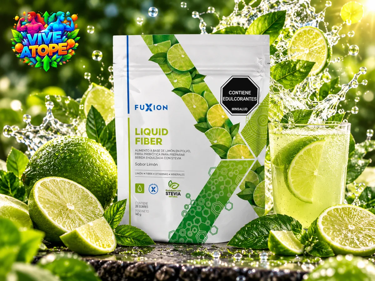 Liquid Fiber · 28 días · envase Colombia