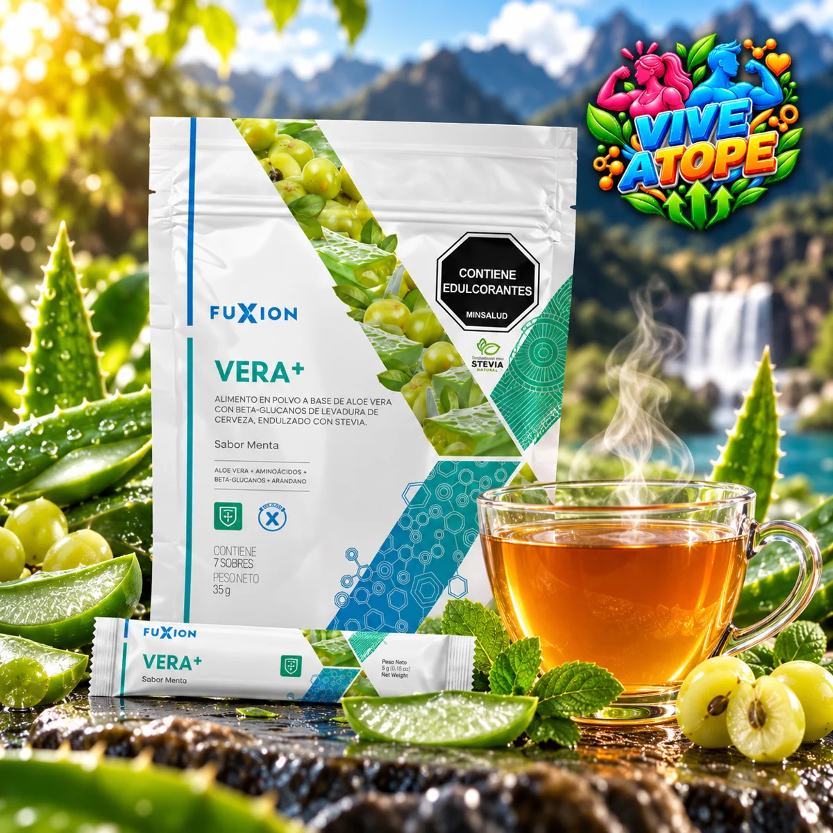 Vera+ · 28 días · envase Colombia